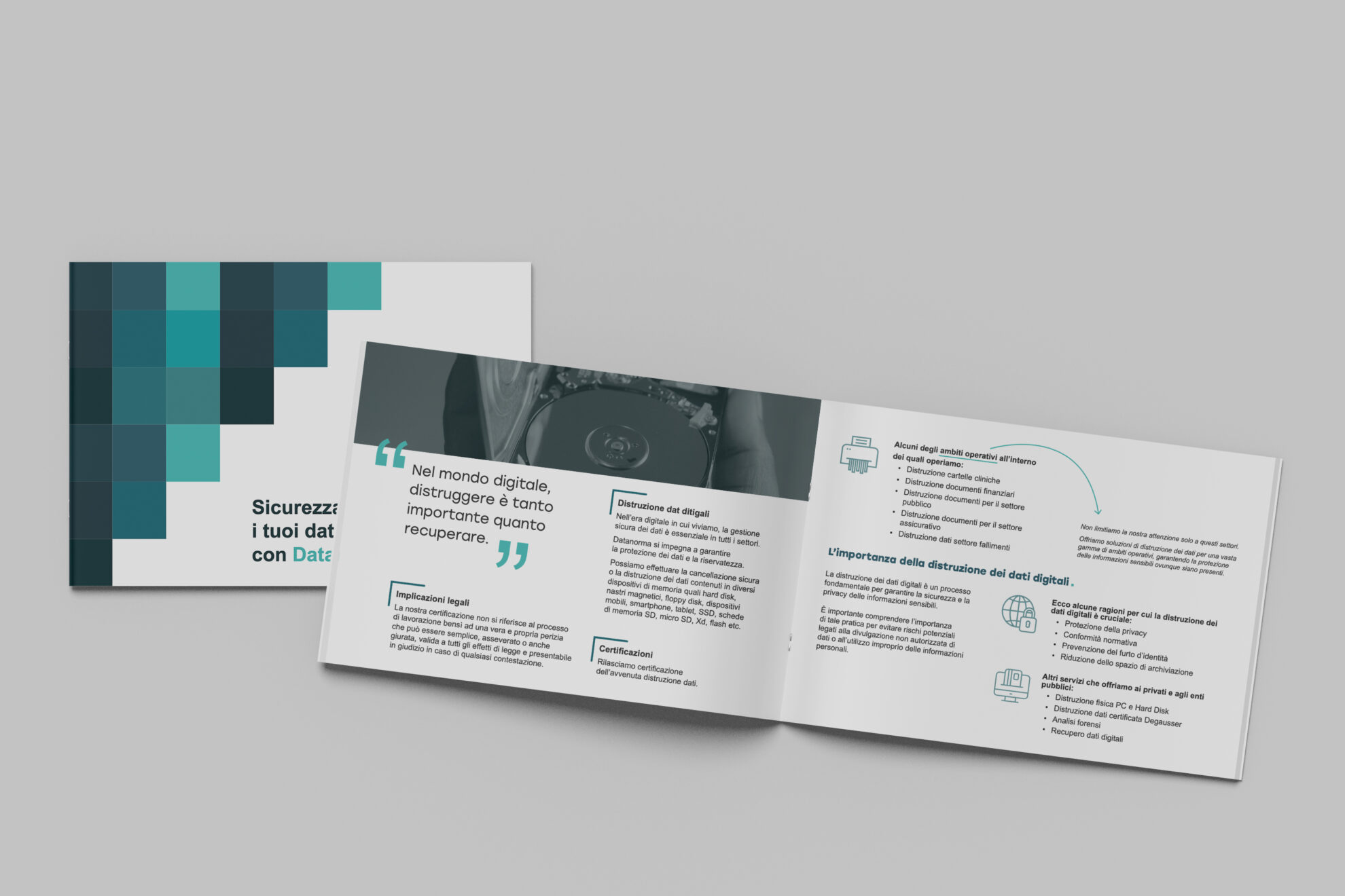 Brochure aziendale Unternehmensbroschüre